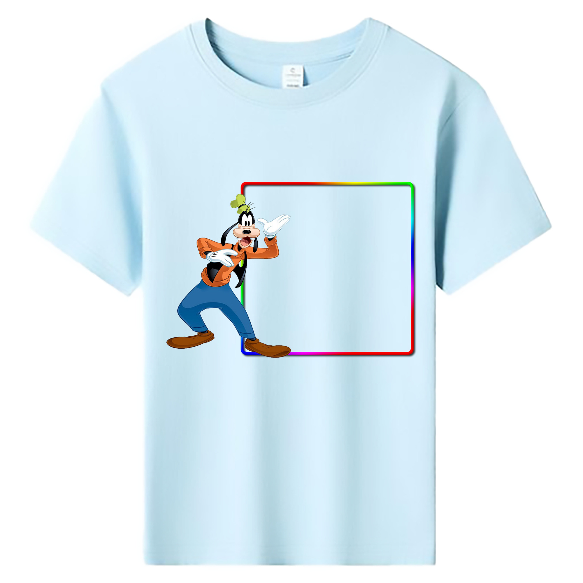 ミッキーマウス Mickey Mouse 綿100％キッズTシャツ（フロントプリント）